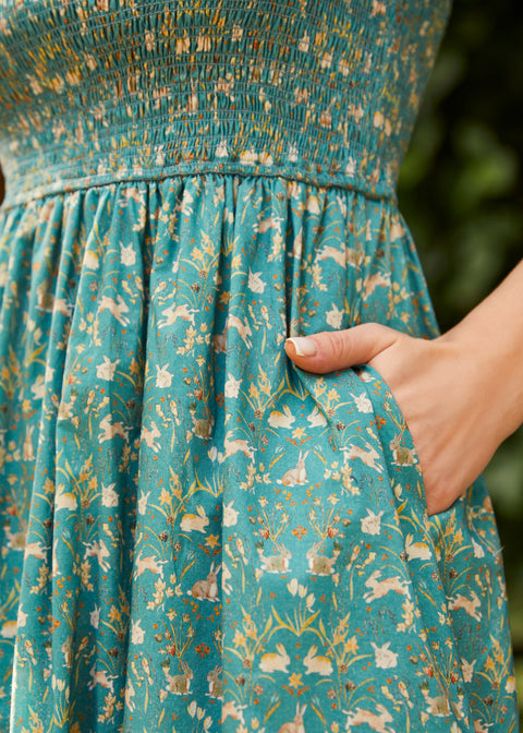 Flair and Square Babydoll Dress