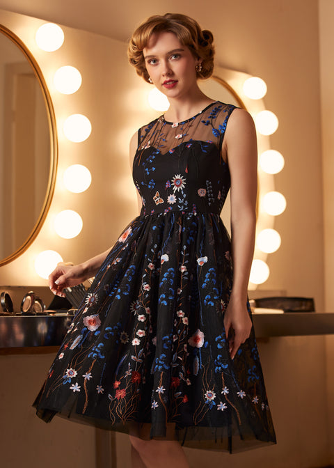 Mystique Mirage Fit & Flare Dress ModCloth Mystique Mirage Fit & Flare Dress ModCloth