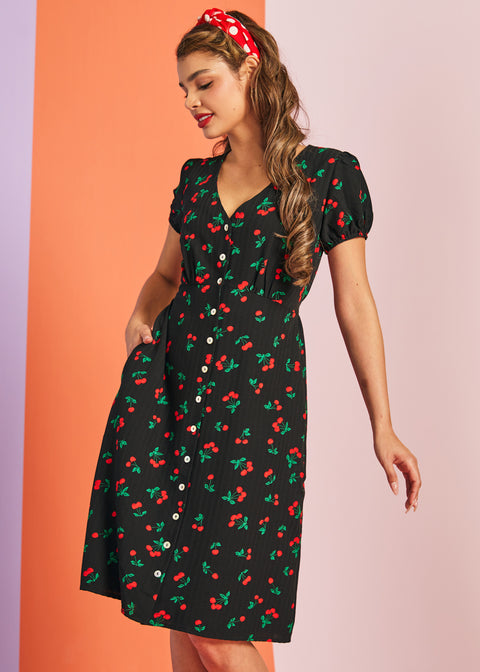 Sundae Stunner Dress in Rockabilly Pie, Size L Sundae Stunner Dress in Rockabilly Pie, Size L