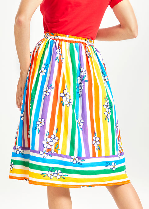 ModCloth x Tamara Arcilla | Mixed Signals Dirndl Skirt