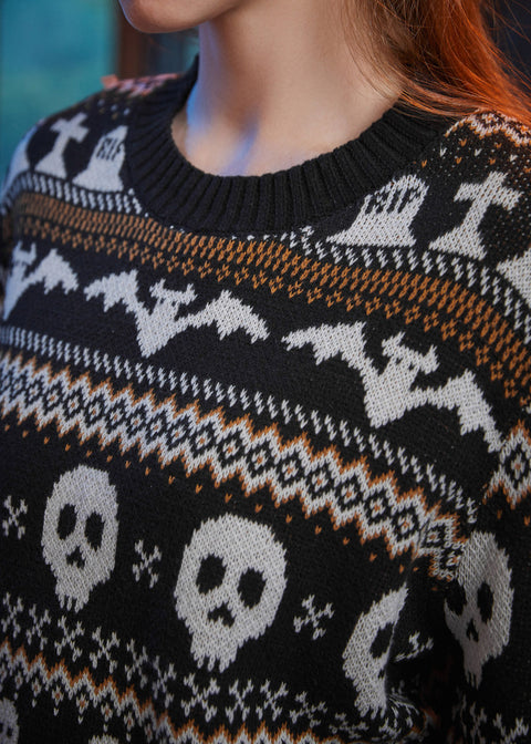 Fairly Frightful Fair Isle Sweater