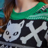 Midnight Familiar Fair Isle Sweater