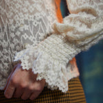 A Novel Romance Lace Blouse in Ghostwriter with romantic floral lace detail