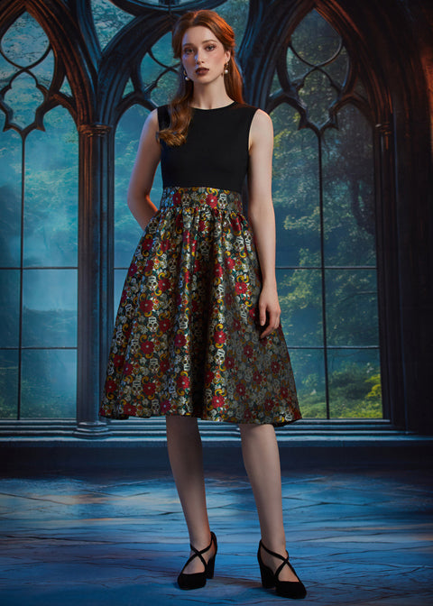 Midnight Soirée Fit & Flare Dress