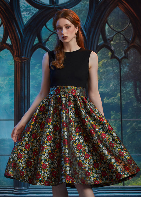 Midnight Soirée Fit & Flare Dress