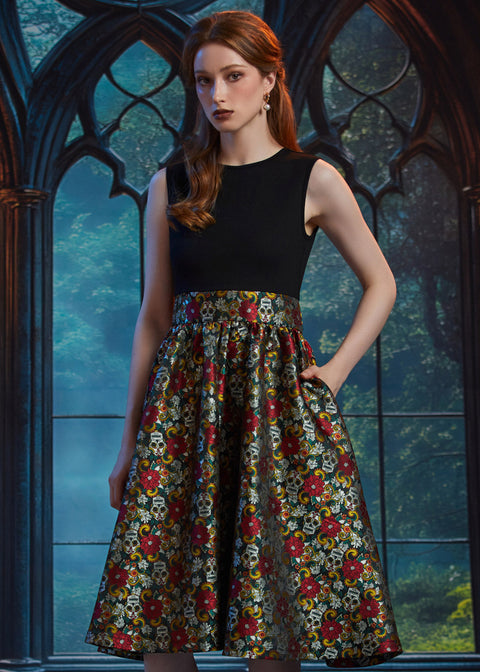Midnight Soirée Fit & Flare Dress