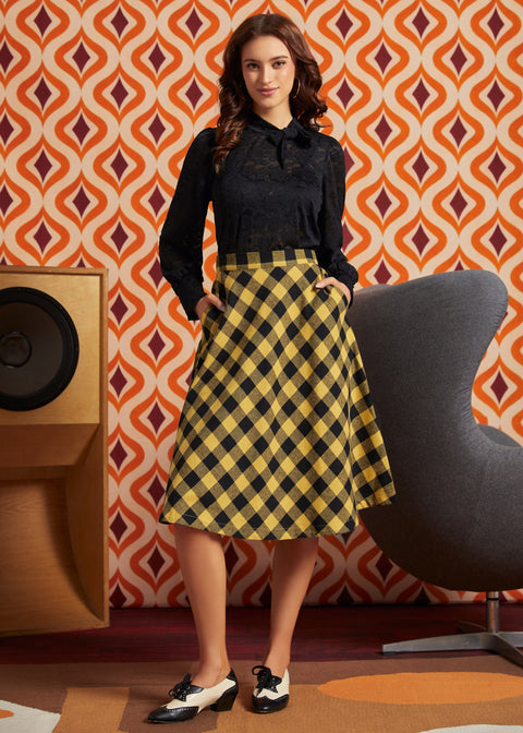 Golden Hour Gal Midi Skirt