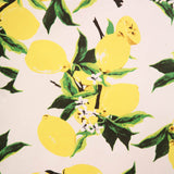 White Lemon Halter Swing Dress
