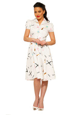 White Beauty Salon Dress