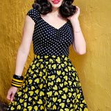 Isabel Top in Polka Dots