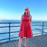 Vintage Style Midi Dress Sunglasses