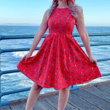 Vintage Style Midi Dress Sunglasses