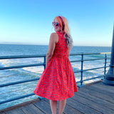 Vintage Style Midi Dress Sunglasses