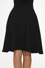 Black Embroidered Poodle Skirt