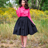 Helen Retro Blouse in Pink