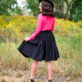 Helen Retro Blouse in Pink