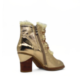 Galleria Metallic Victorian Booties