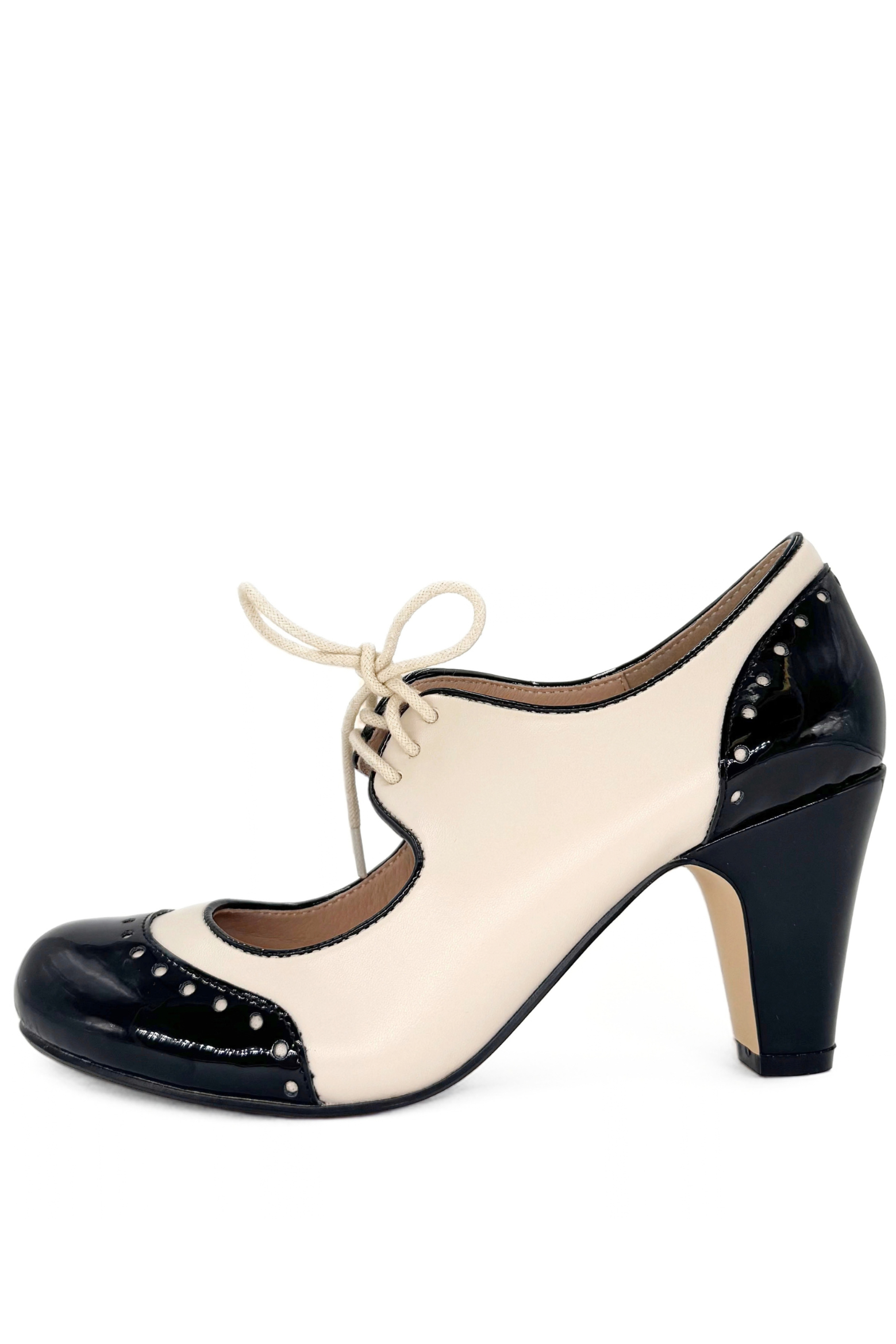 Leora Oxford Heeled Pumps