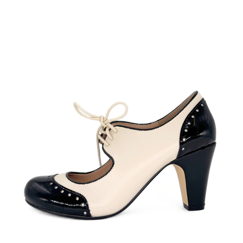 Leora Oxford Heeled Pumps