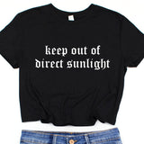 Cropped T-Shirt - keep out of direct sunlight