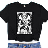 Mother of Cats: Cropped T-Shirt