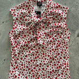 Vintage Style Bow Top in Hearts