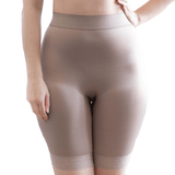 High Waist Light Shaping Bike Short | Satin 4-Way Stretch with Built-In Panty | Style 518