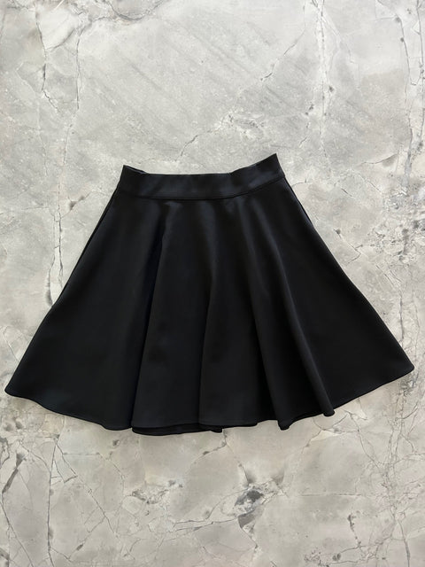Harper Skater Skirt in Black