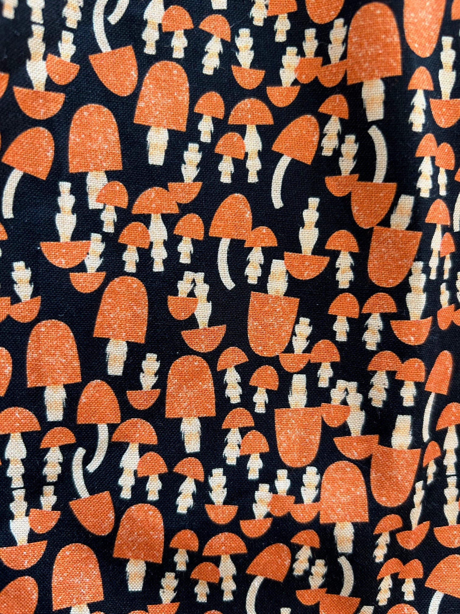 Retro Mod Collared Dress Mushroom