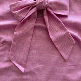 Vintage Style Bow Top in Pink Dots