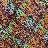 Doris 100% Cotton Skirt - Rust Plaid
