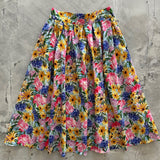 Doris 100% Cotton Skirt - Floral
