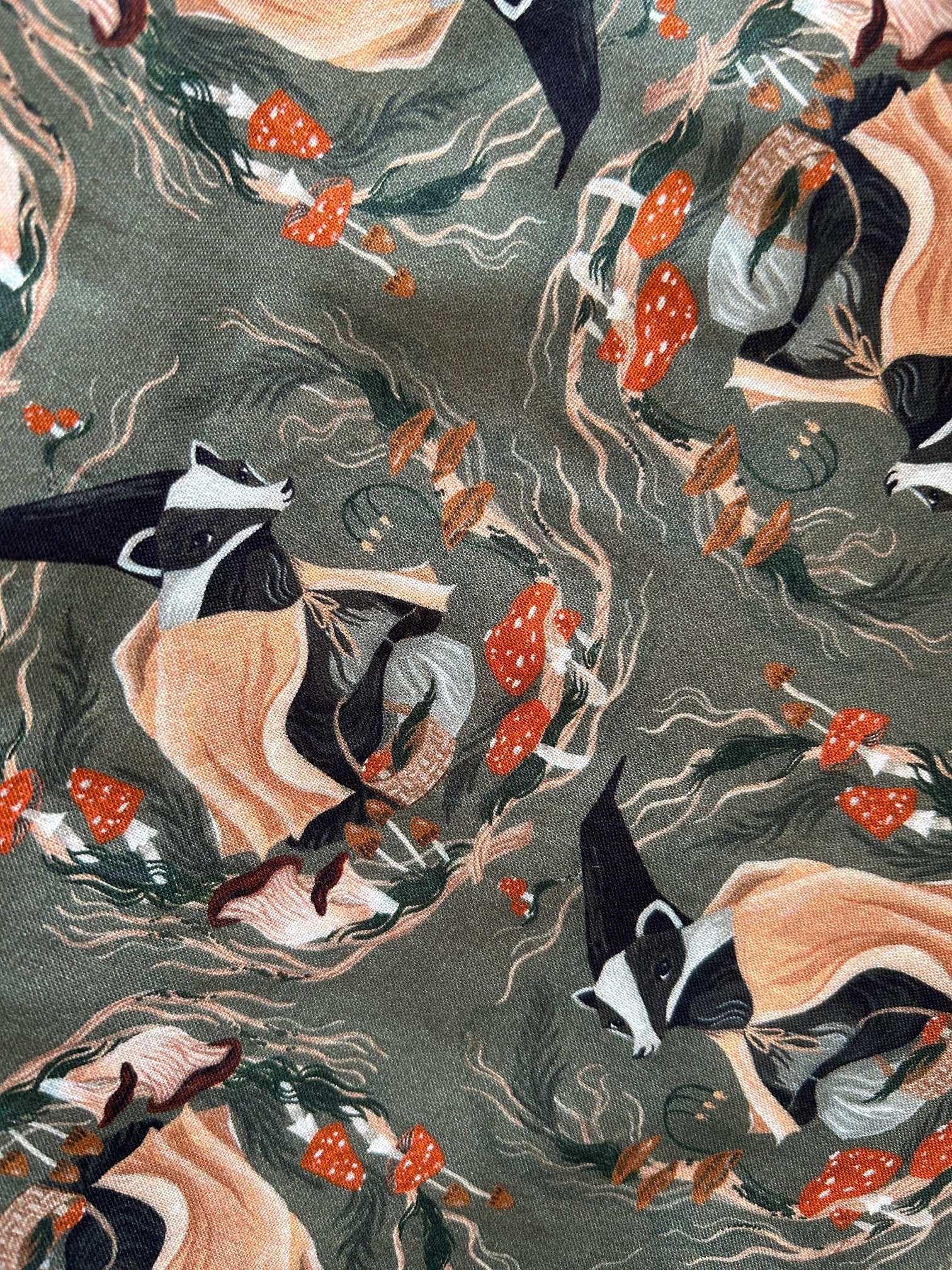 Doris 100% Cotton Skirt - Badger