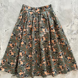 Doris 100% Cotton Skirt - Badger