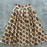 Doris 100% Cotton Skirt - Mushrooms