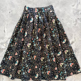 Doris 100% Cotton Skirt - Midnight