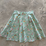 Dogs Skater Skirt