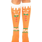 Sonia Gingerbread Man Socks