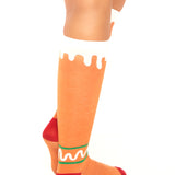 Sonia Gingerbread Man Socks