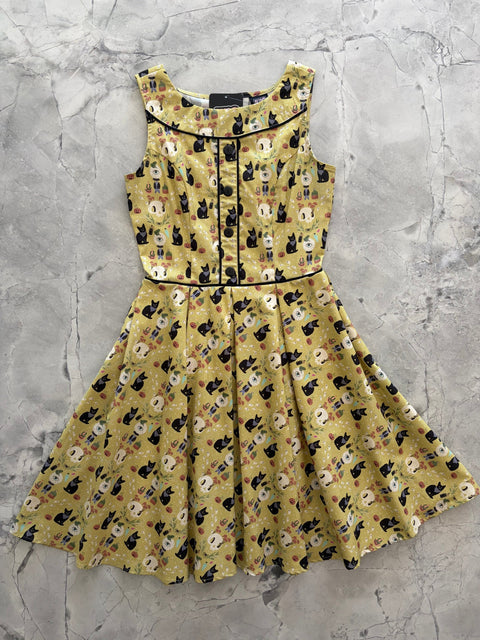Elizabeth Dress in Mystical Cats