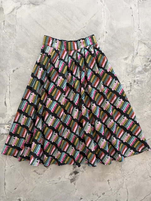 Haunted Book Stacks Doris Skirt
