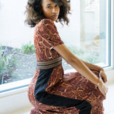 Gigi Dress in Python Siren