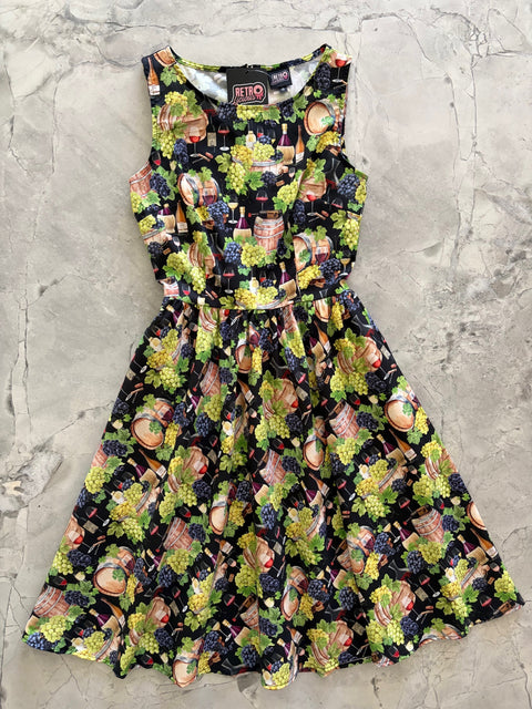 Wine Vintage Dress