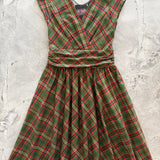 Green Plaid Greta Dress
