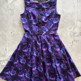 Elizabeth Dress in Purple Floral