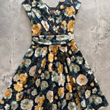 Midnight Floral Greta Dress