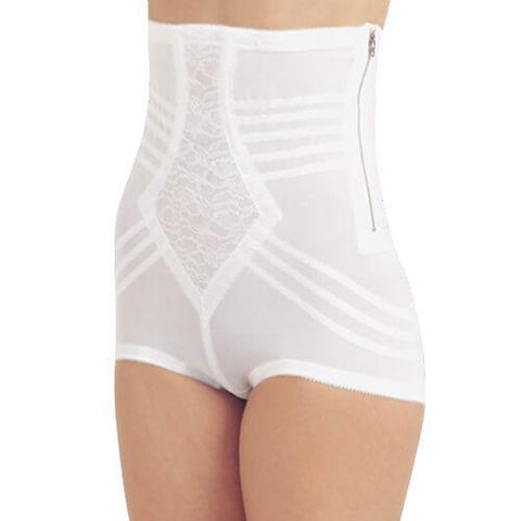 High Waist Firm Shaping Panty with Zipper with Hook and Eye | Style 6101