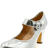 Madeline Metallic Mary Jane Heels