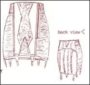 Side Zipper Girdle 13" Length (Forgotten Women Vintage Collection) Style 6007