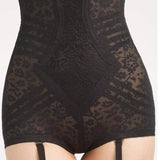 High Waist Extra Firm "No Roll" Panty Girdle with Detachable Garters | Style 6107